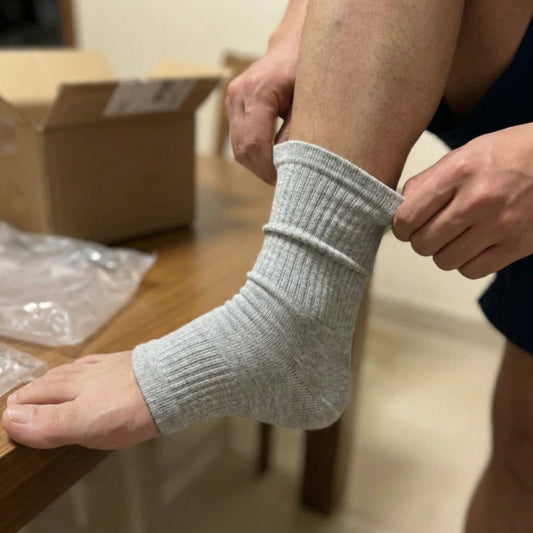 שרוול קרסול מבמבוק לנוחות ותמיכה | KNEORA®